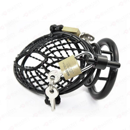 Mesh Black Metal Male Chastity Toy​