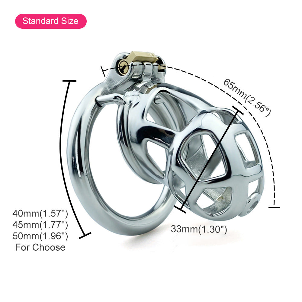 standard metal cobra chastity cage