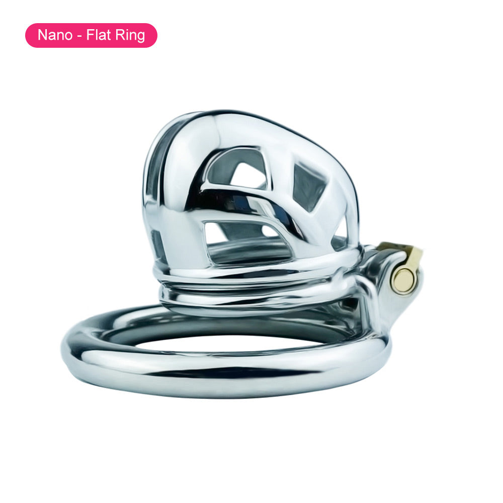 nano metal cobra chastity cage