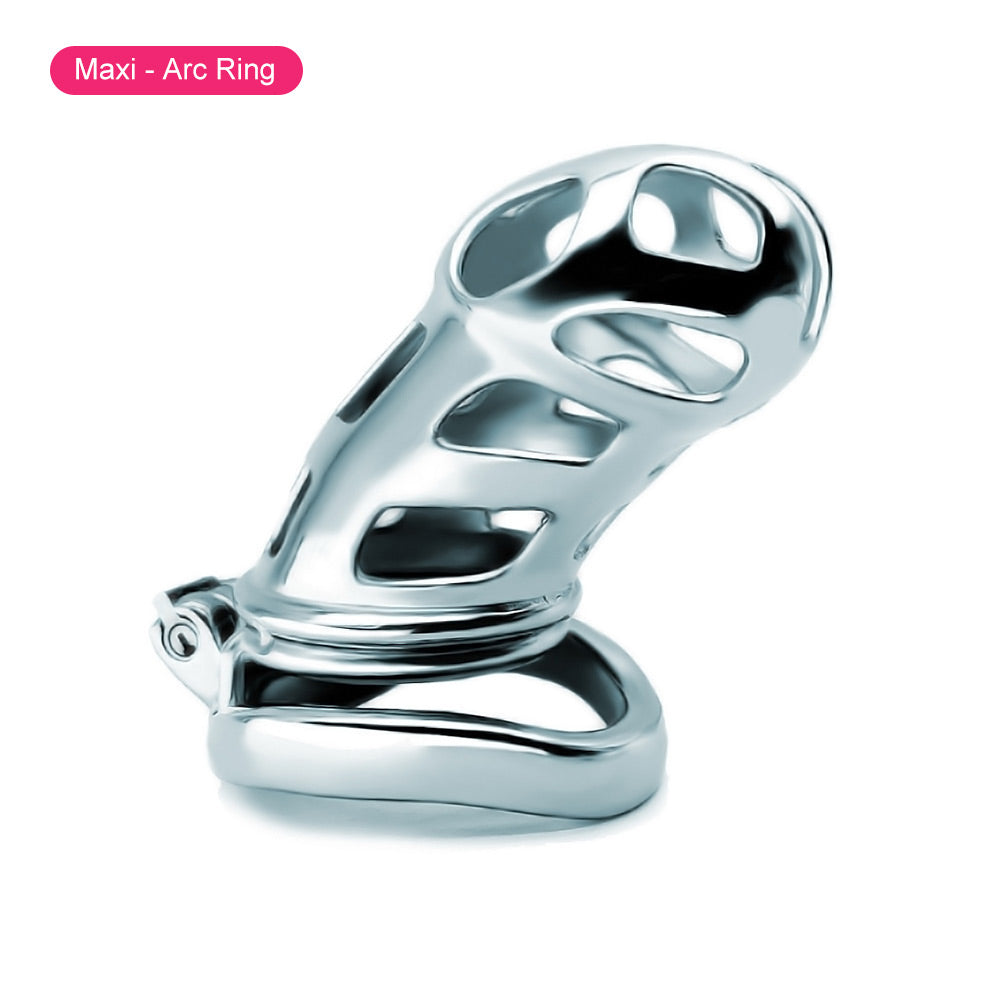 maxi metal cobra chastity cage