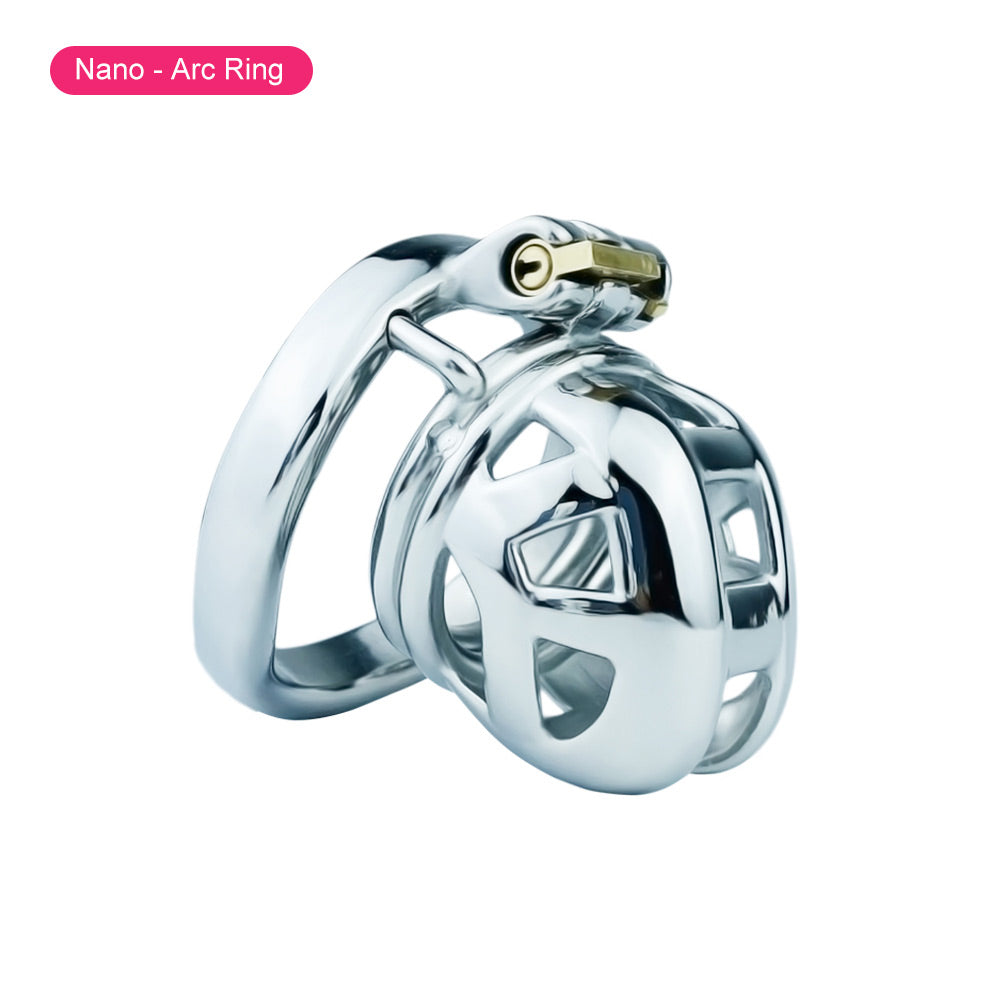 nano metal cobra chastity cage