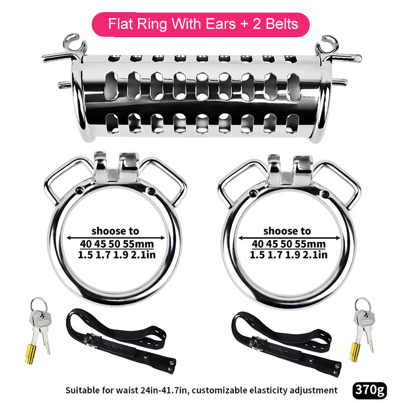 Metal Double Ended Chastity Cage