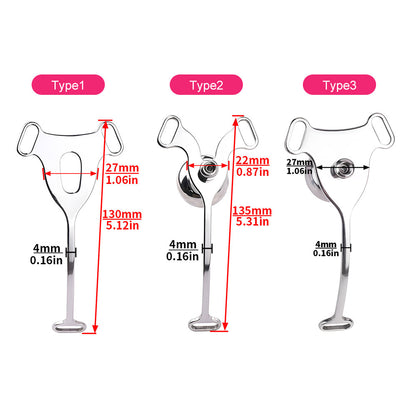 Metal Feminizer Flying-V With Three-Way Auxiliary Belt