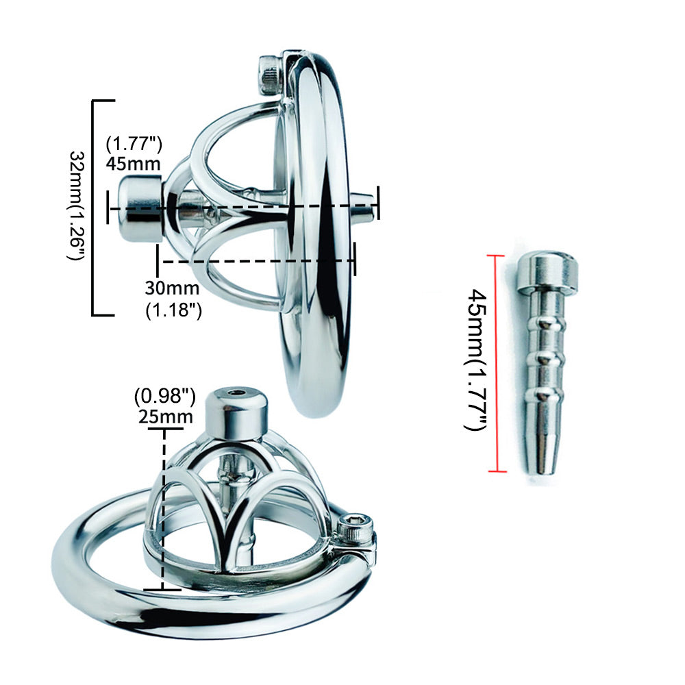Cute Chastity Cage ( Free Gift: Metal Catheter + Belt ) – MChastity