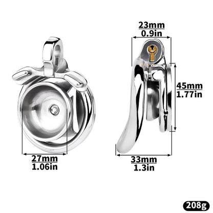 Most Secure Chastity Device (Flat With Tray)