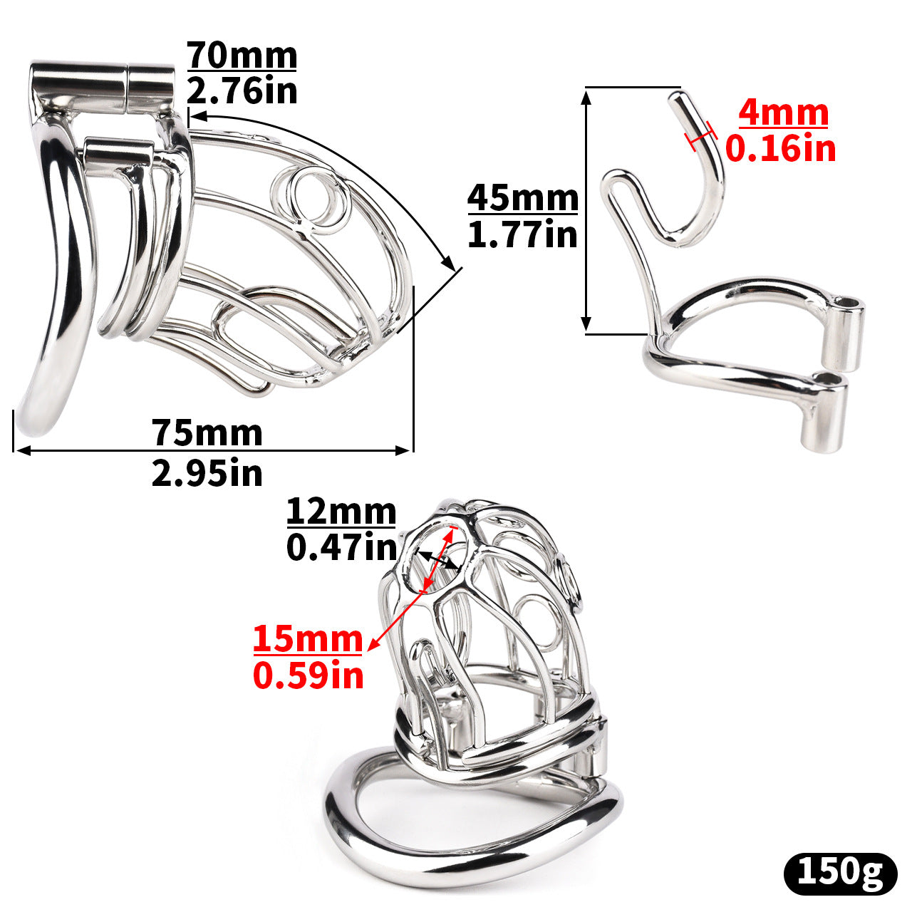 Pa Chastity Cage