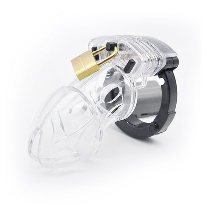 plastic male chastity device