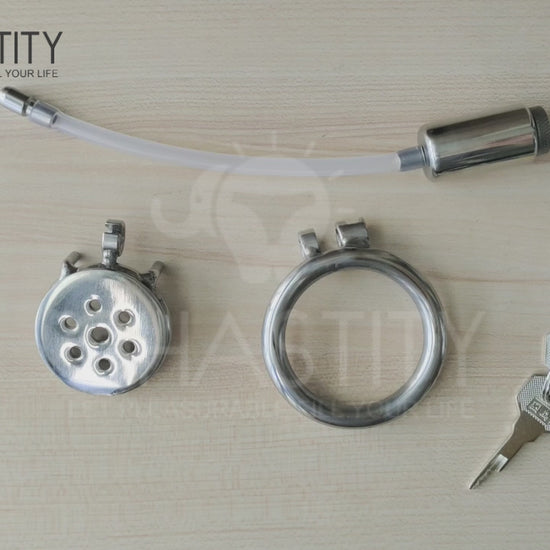 urethral tube chastity cage