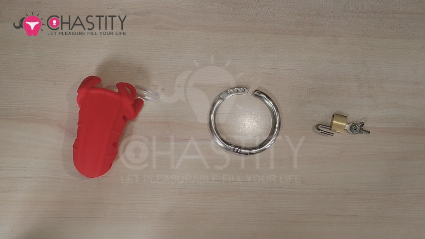 Adjustable Chastity Cage Video