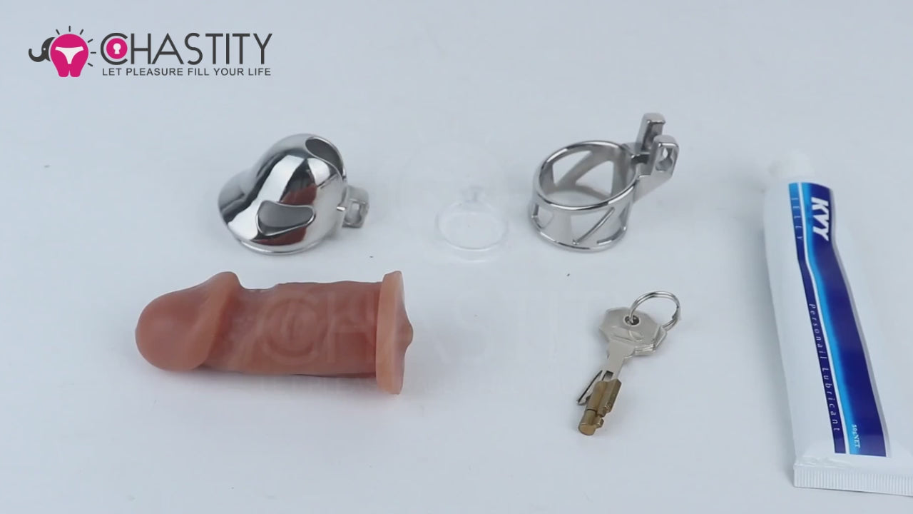 Glans Lock - Free Balls In Chastity Video