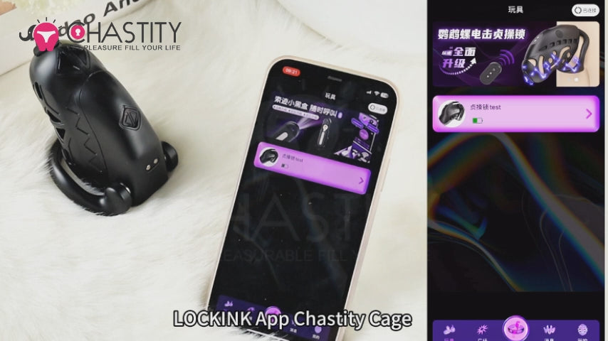 LOCKINK Phone Controlled Online Chastity Cage Video