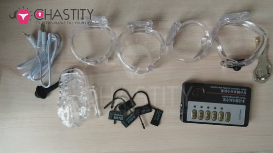 electro stim chastity video