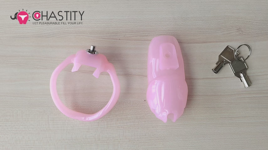 Pink Male Chastity Device