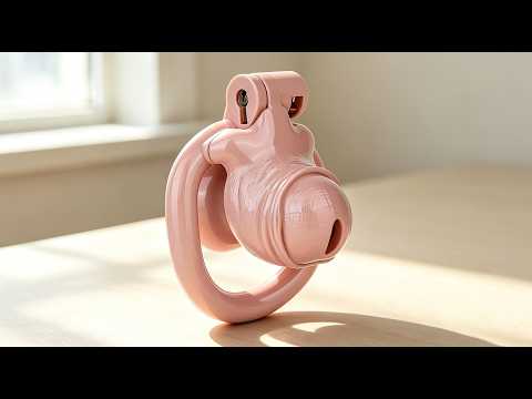 Inverted Simulated Glans Chastity Cage Video