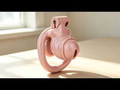 Inverted Simulated Glans Chastity Cage Video