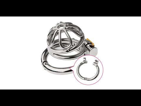 Petal Hinged Chastity Cage Video