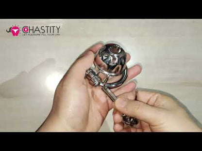 Small Stainless Steel PA Cock Cage Video