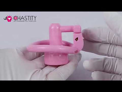 Shrink The Penis Inverted Tgirl Chastity Cage Video