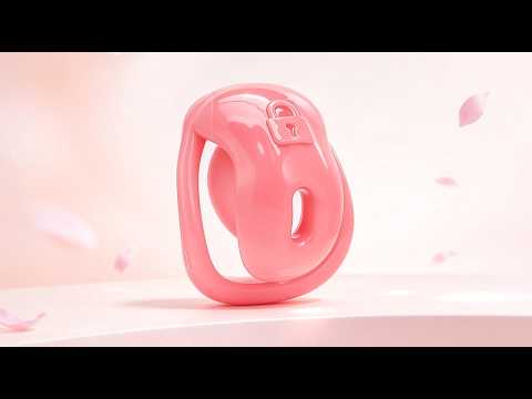 Crystal Pudding Transparent Chastity Cage Video