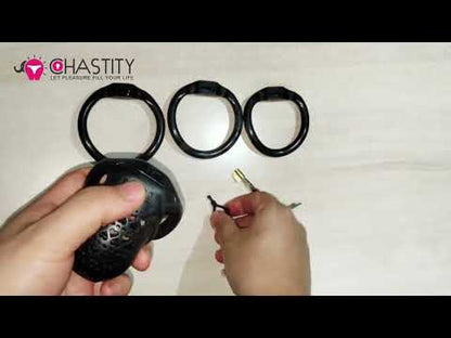 Femboy In Miss Abby Chastity Cage Video