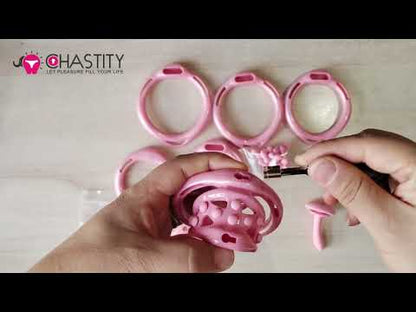 Multi-Mode Switching Massage In Chastity Video