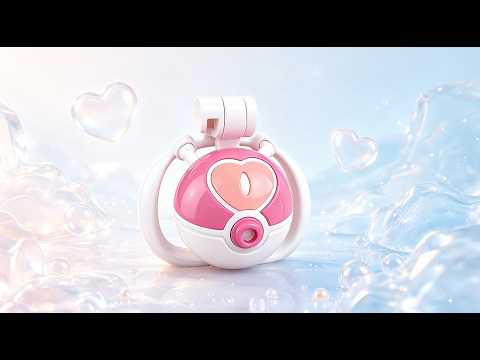 Dome Pink Sweetheart Chastity Cage Video