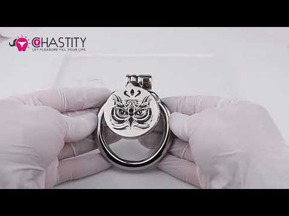 Flat Chastity Tattoo Cage Video