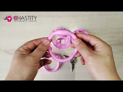 Sissy Training Nub Chastity Device Video