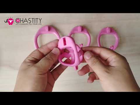 Locking Chastity Device With Scrotal Support