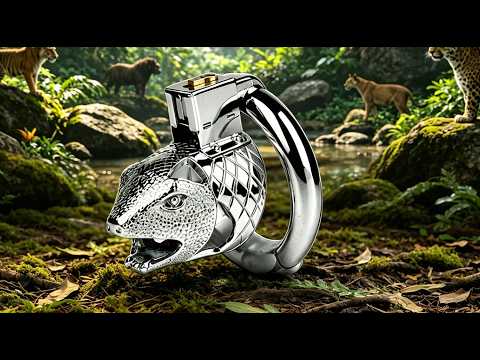 Animal Chastity Cage (3 Rings) Video