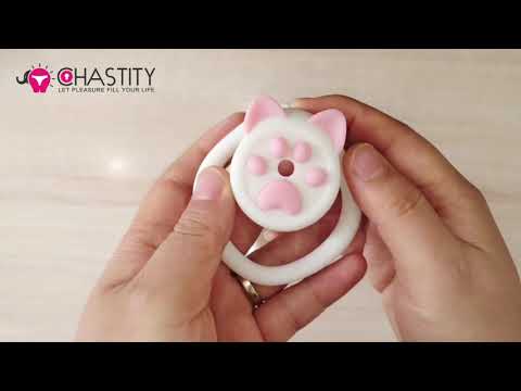 Flat Cat Paw Chastity Fetish Video