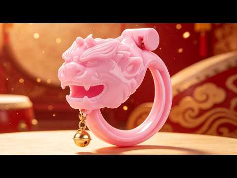 Lion Chastity Cage With Bell Video