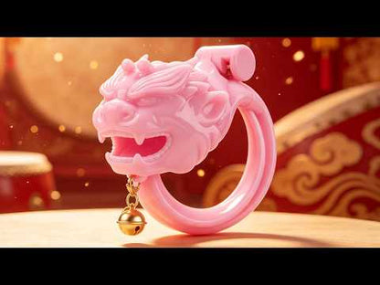 Lion Chastity Cage With Bell Video