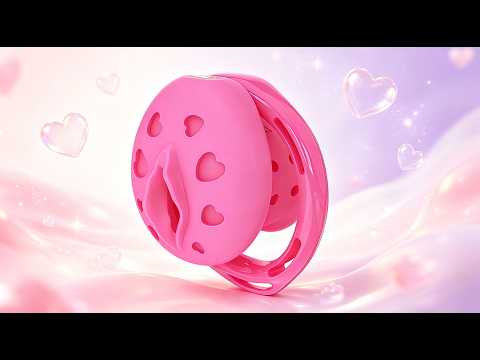 Flat Soft Silicone - Crossdresser In Chastity Cage Video