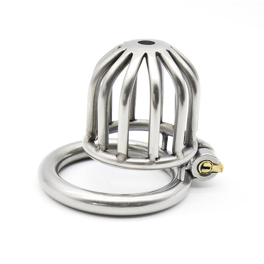 small metal chastity cage