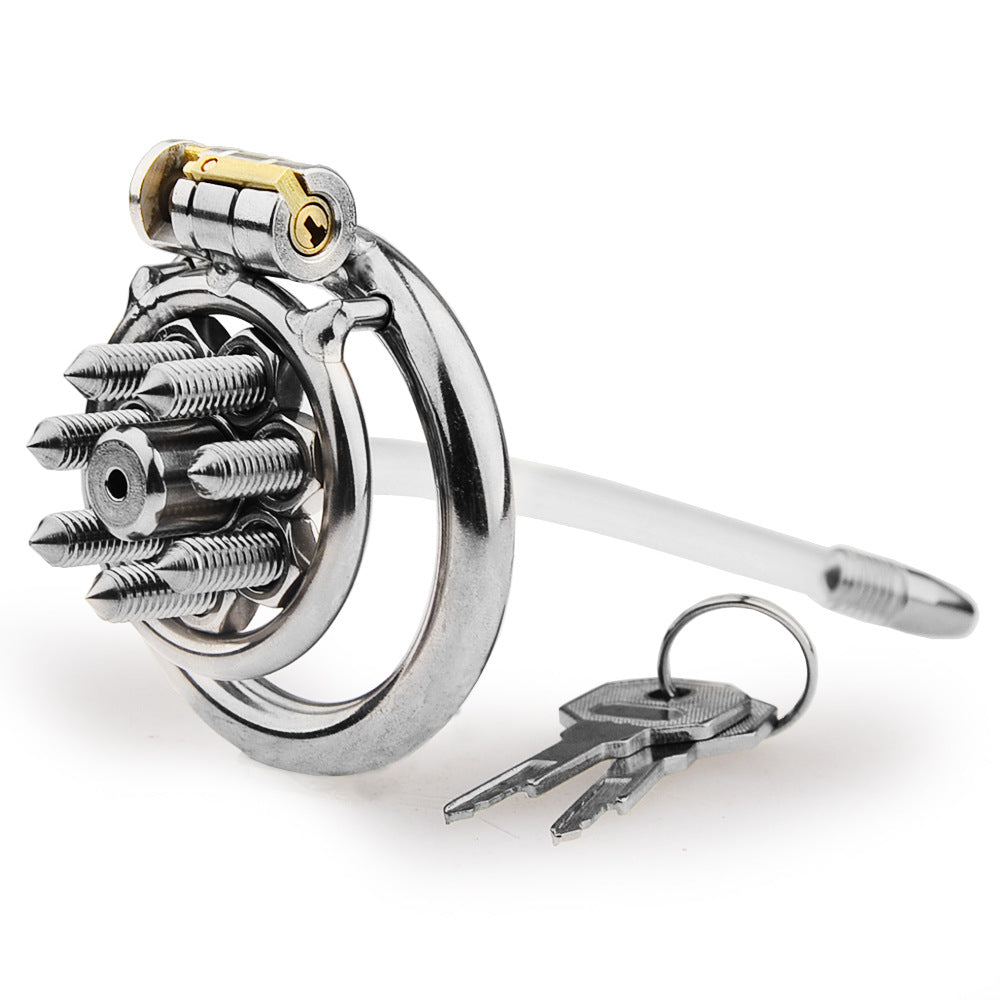 Spiked Extreme Male Chastity Punishment