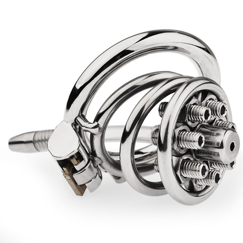 Spiked Extreme Male Chastity Punishment