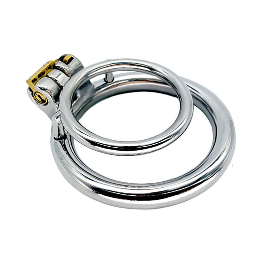 stainless steel chastity cock ring