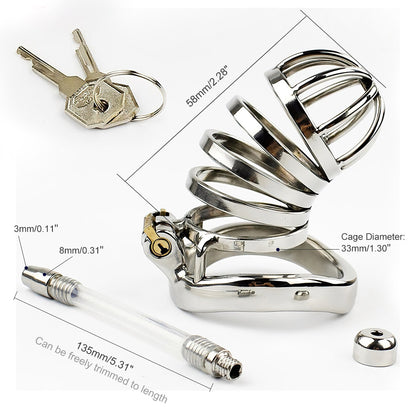 Stainless Steel Chastity Device