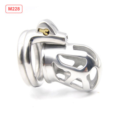 stainless steel male chastity device